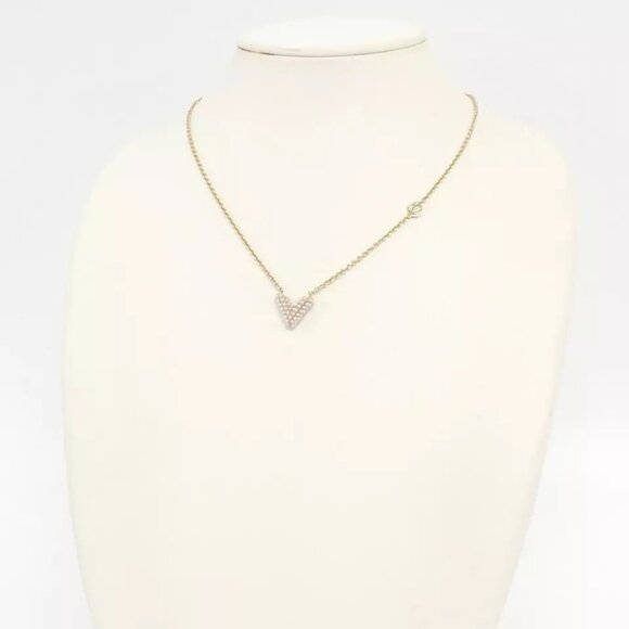 Authentic LOUIS VUITTON Collier Essential V perle - Picture 7 of 15